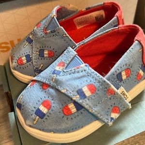 TOMS toddler Popsicle print